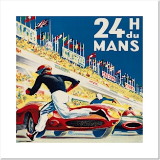 24 Hours of Le Mans - Vintage Poster Art Posters and Art